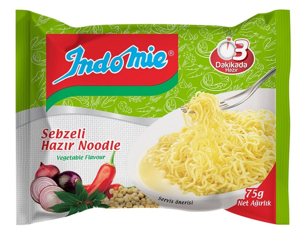 Indomie Sebze Çeşnili Noodle 75 gr x40 lı Koli