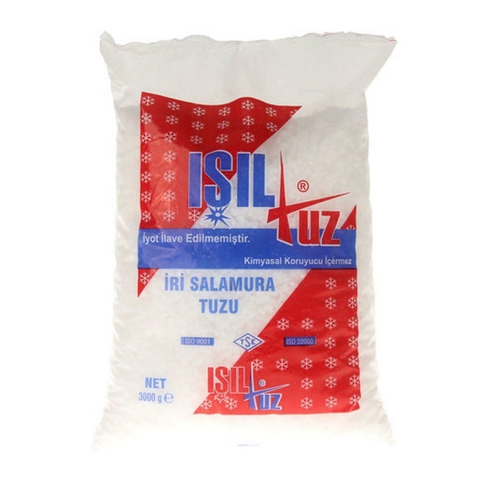 Işıl 3 kg Kalın Tuz x7 li Koli