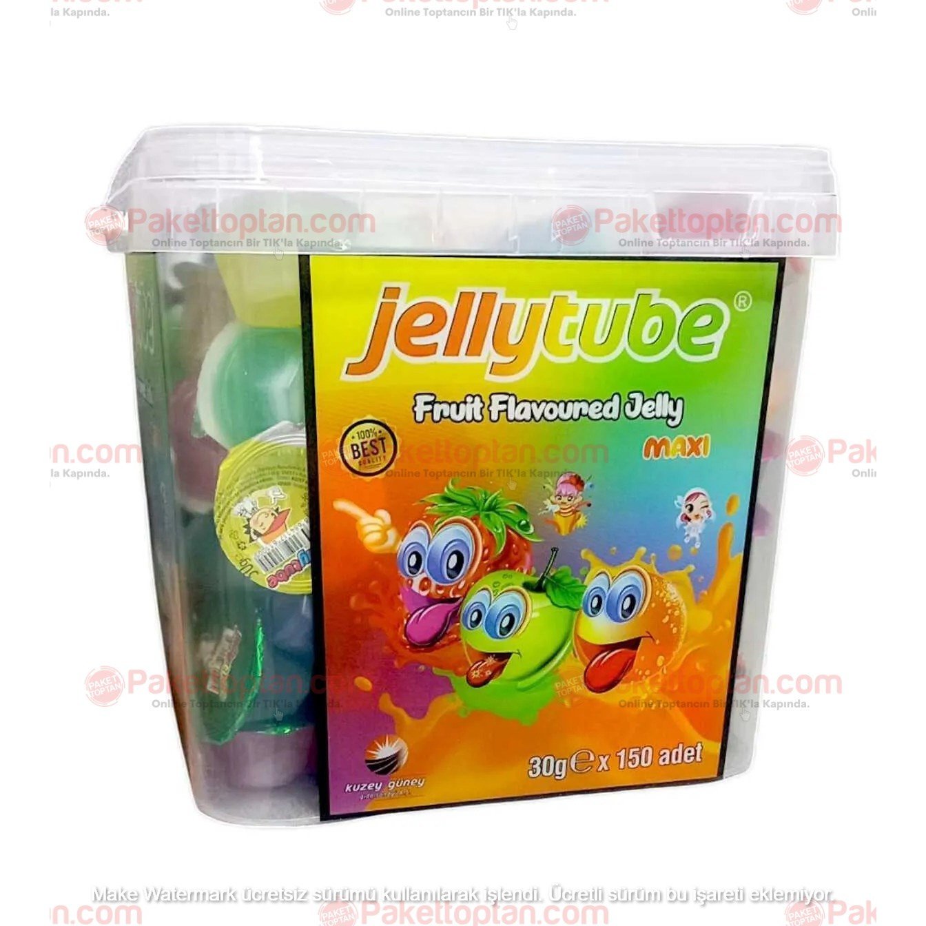 Jellytube Yumuşak Şeker 30 Gr x150 li Paket