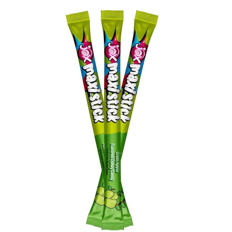 Jox Maxi Stick Yeşil Elma Aromalı 22 Gr Çiğnenebilir Şeker x24 lü Paket