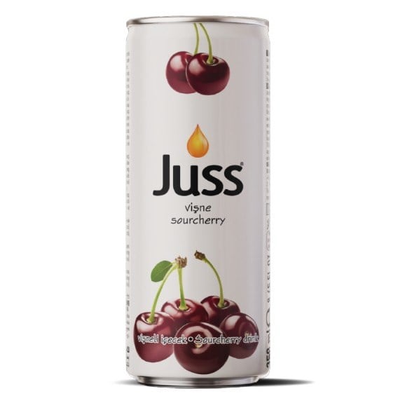 Juss 250 Ml Teneke Vişneli İçecek x24 lü Koli