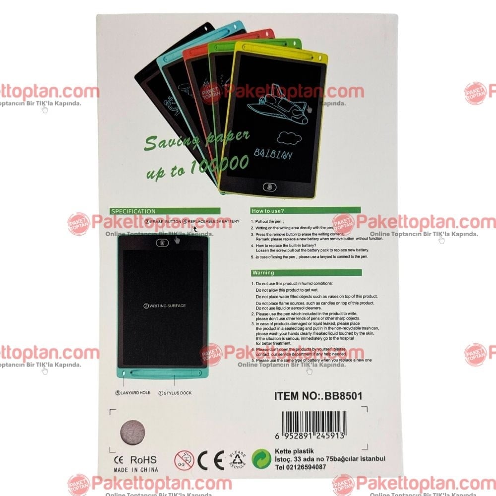 Kette 8.5 inç Lcd Çizim Tableti (BB8501)
