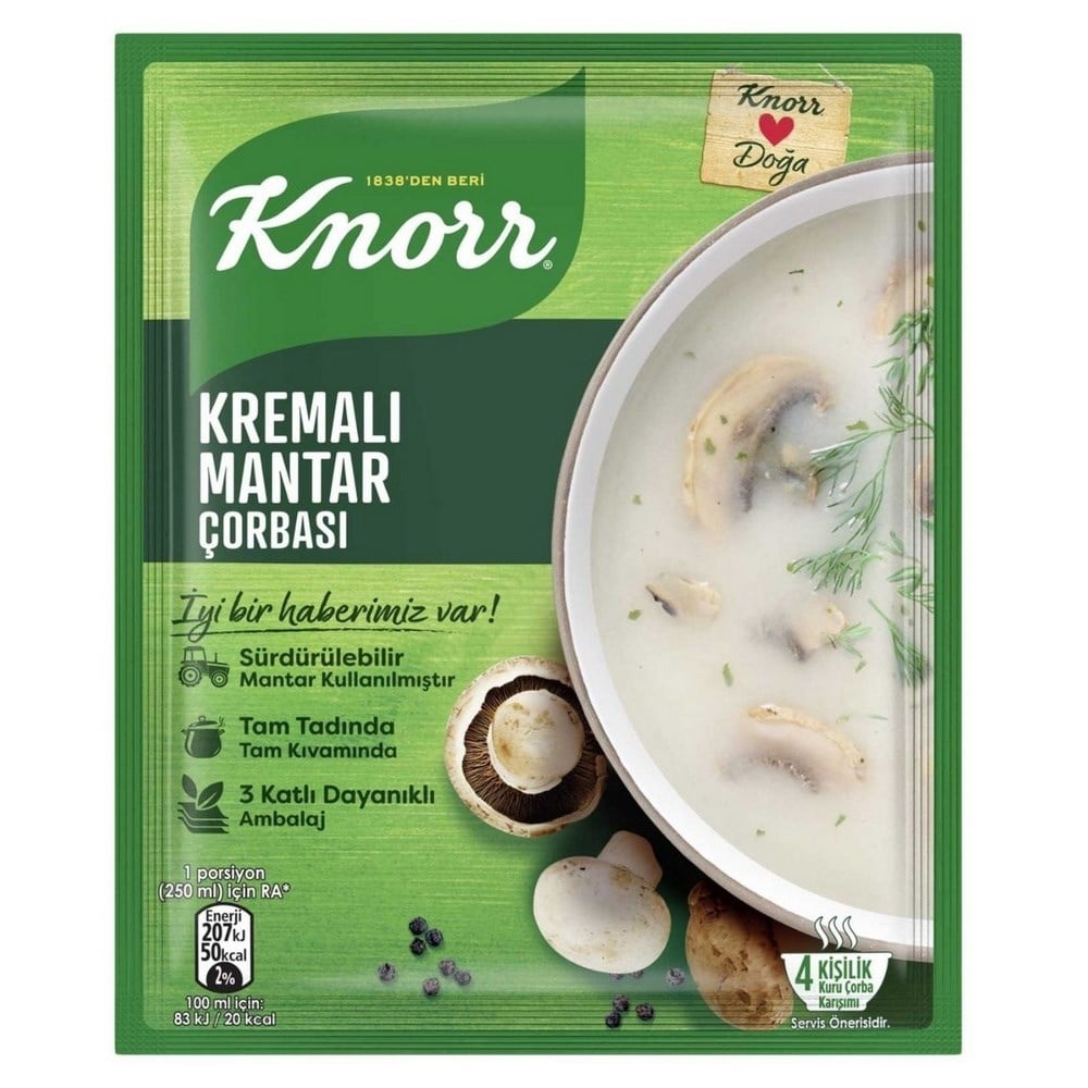 Knorr Çorba Kremalı Mantar Çorbası x12 li Paket