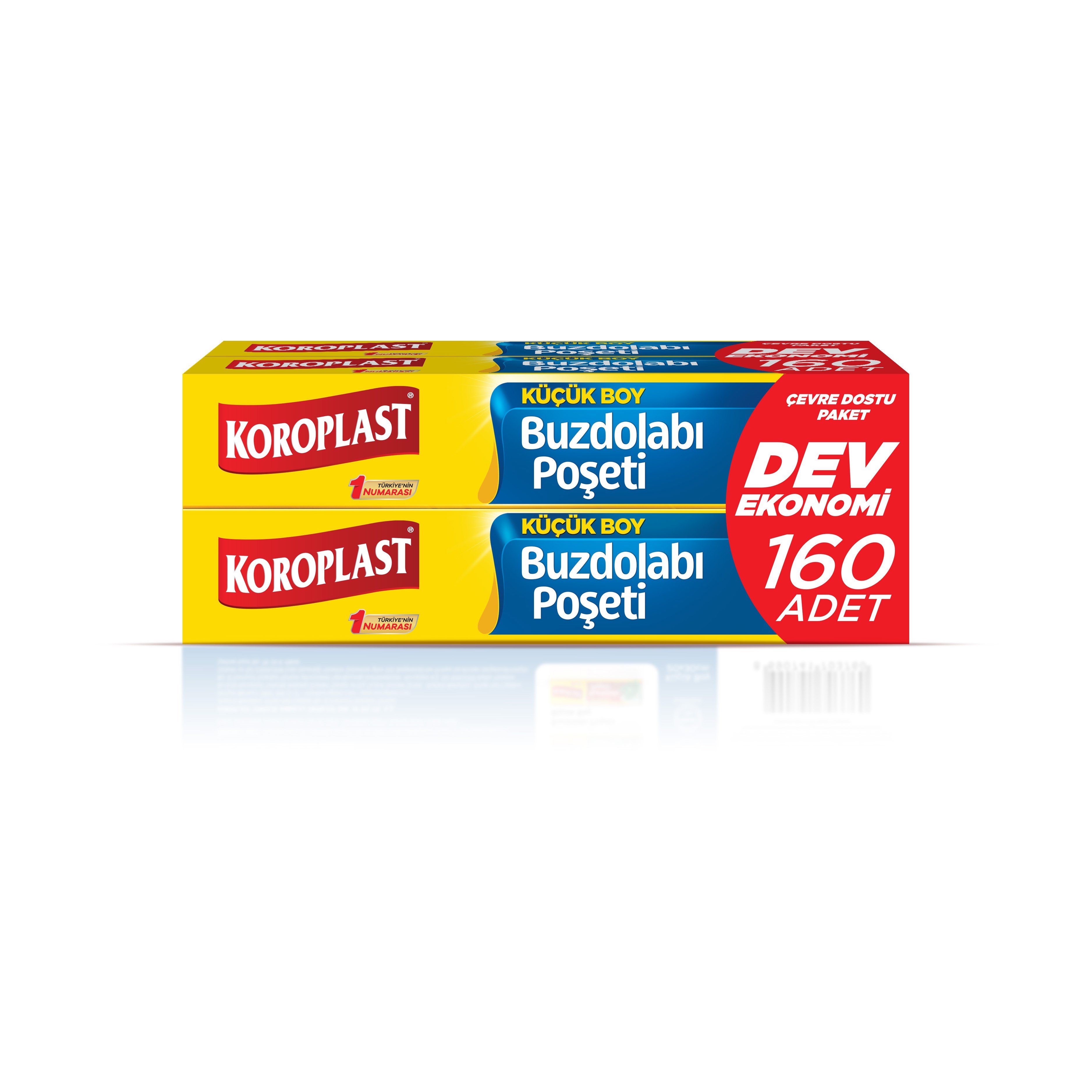 Koroplast Buzdolabı Poşeti Dev Ekonomi Küçük Boy 20x30 Cm 160 Adetli