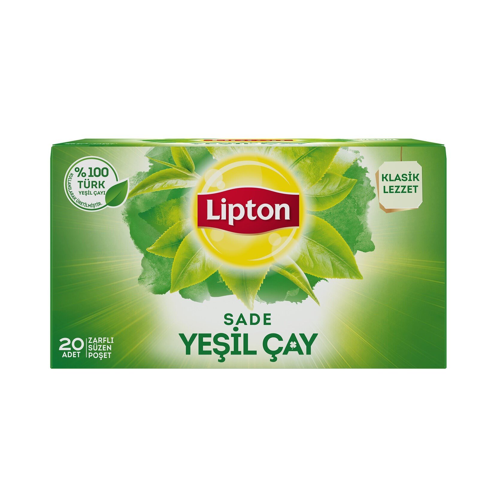 Lipton Sade Yeşil Çay 20 li Bardak Poşet 30 Gr