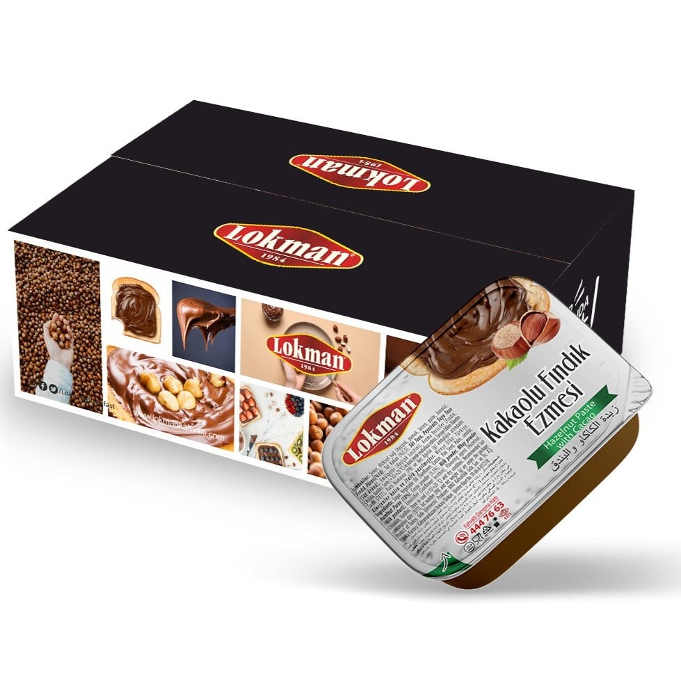 Lokman Piknik Kakaolu Fındık Kreması 20 Gr x100 lü Koli