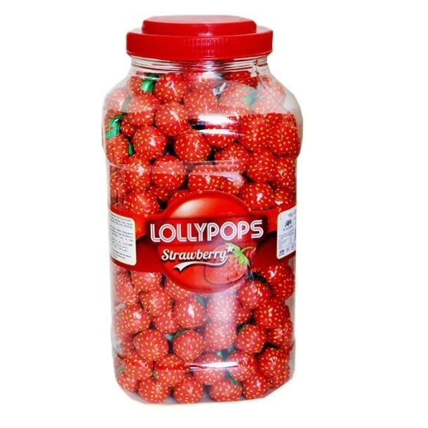 Lollypops 15 Gr Çilek Aromalıl Saplı Şeker 120 li