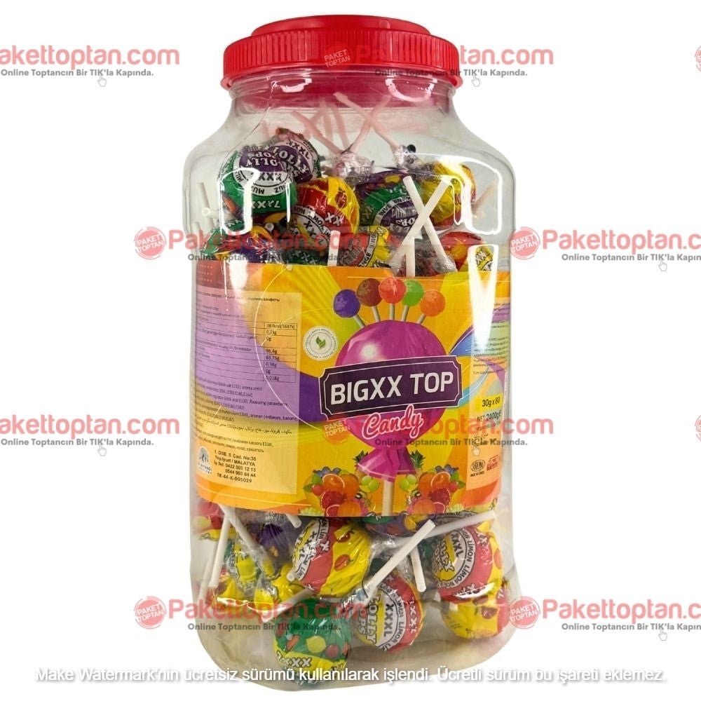 Lollypops 30 Gr Saplı Şeker 80 li