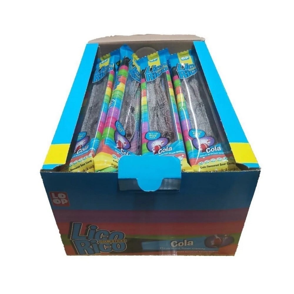 Loop  Licorico Sour Sticks Kola 25 Gr x24 lü Paket