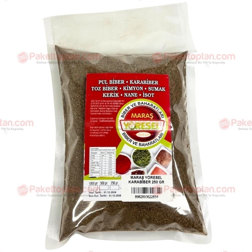 Maraş Yöresel Karabiber 250 Gr