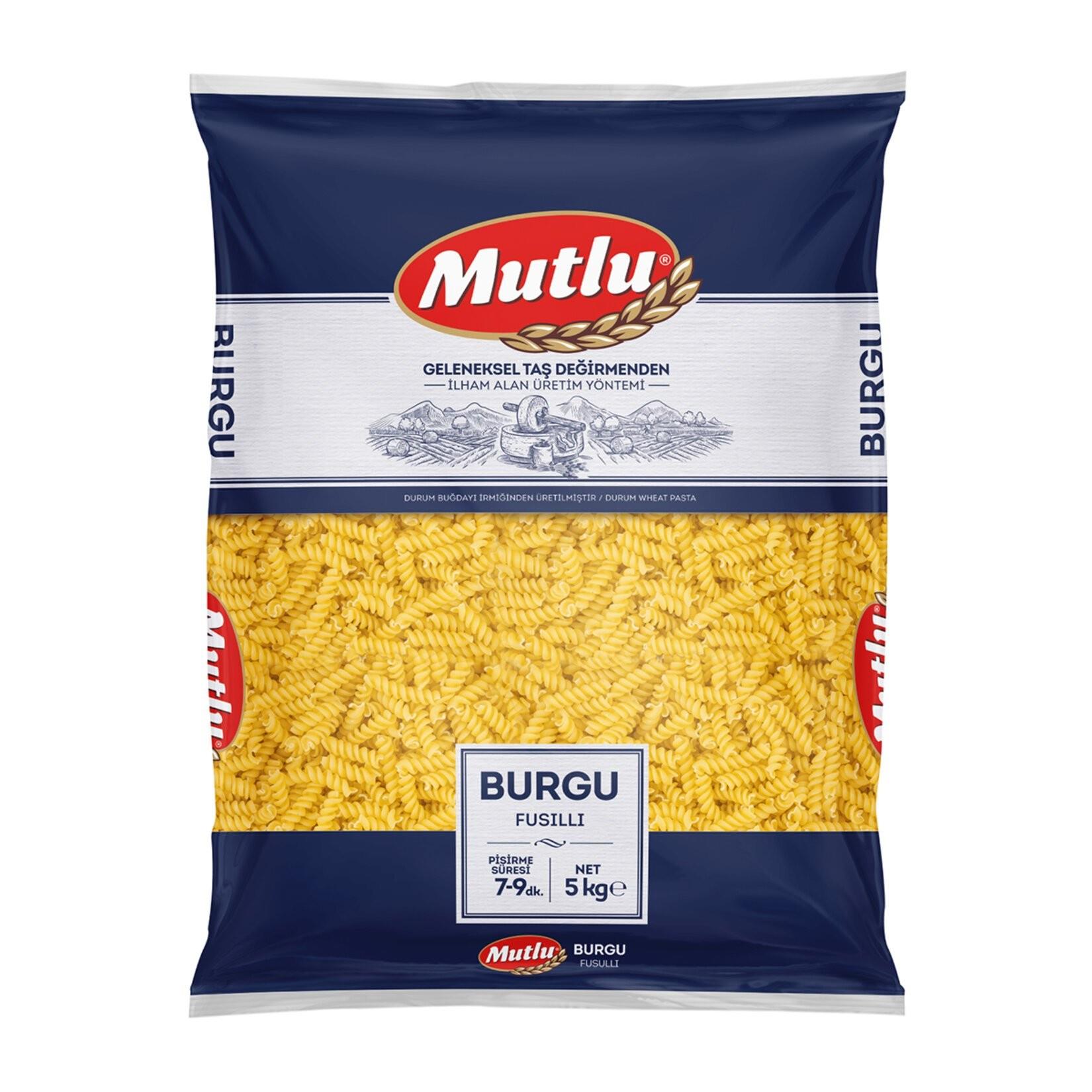 Mutlu 5 kg Burgu Makarna