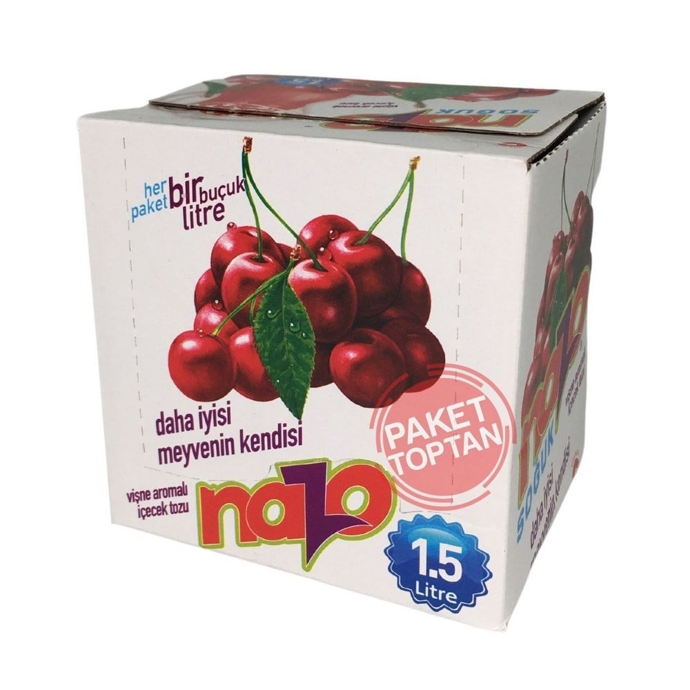 Nazo 9 Gr Vişne Aromalı Toz İçecek x24 lü Paket