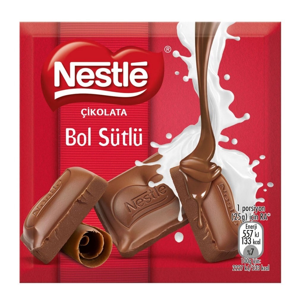Nestle Sütlü Çikolata Kare 60 Gr x6 lı Paket