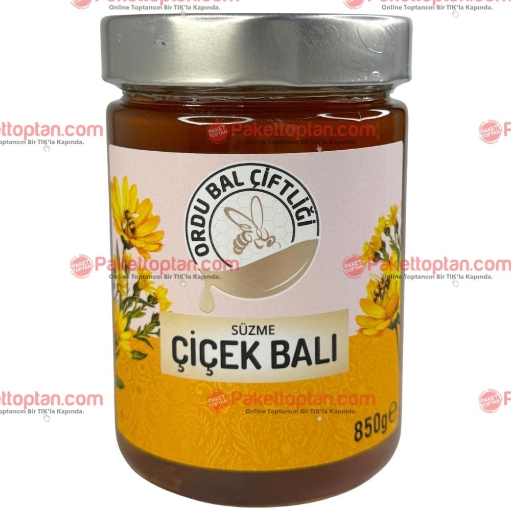 Ordu Bal Çiftliği 850 Gr Süzme Çiçek Balı x6 LI Koli