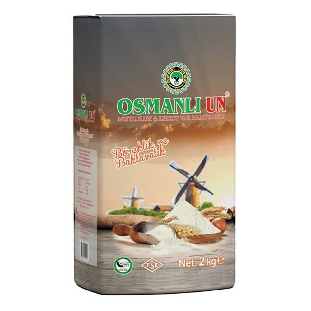 Osmanlı 2 kg Un Böreklik Pastalık x8 li Koli
