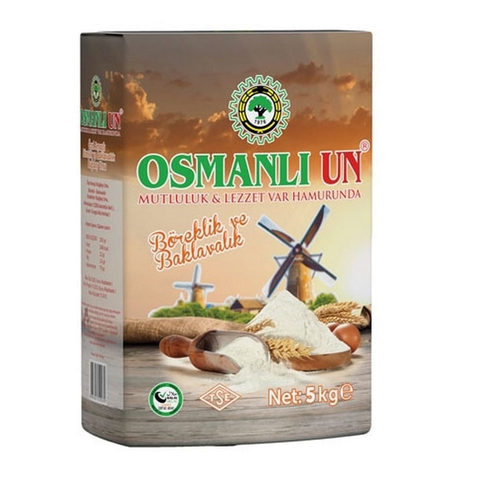 Osmanlı 5 kg Un Böreklik Pastalık x3 lü Koli