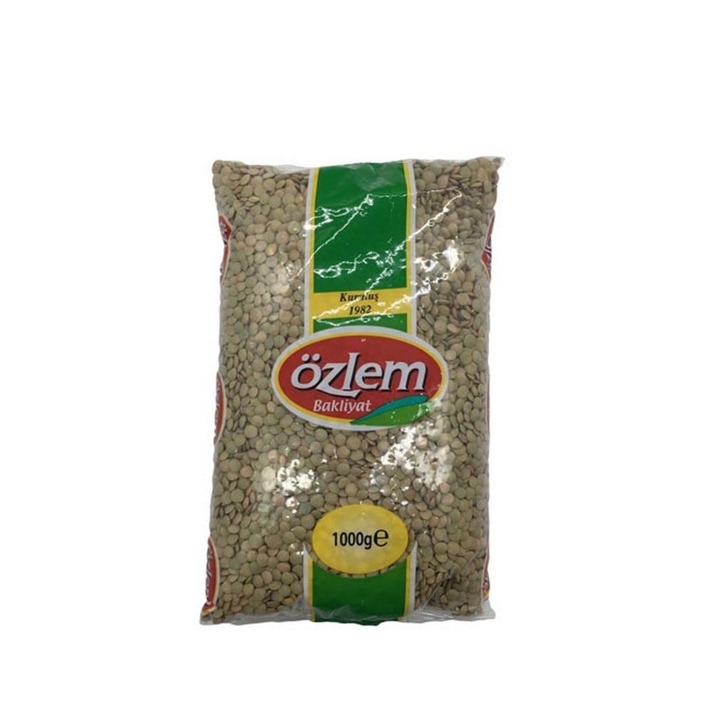 Özlem Yeşil Mercimek 1 Kg
