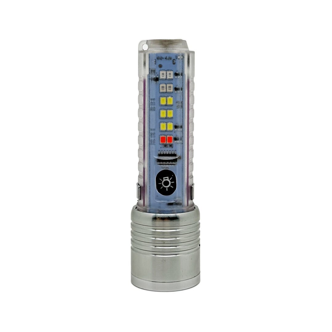 Panther PT-8440 USB Şarjlı El Feneri Lazer Led