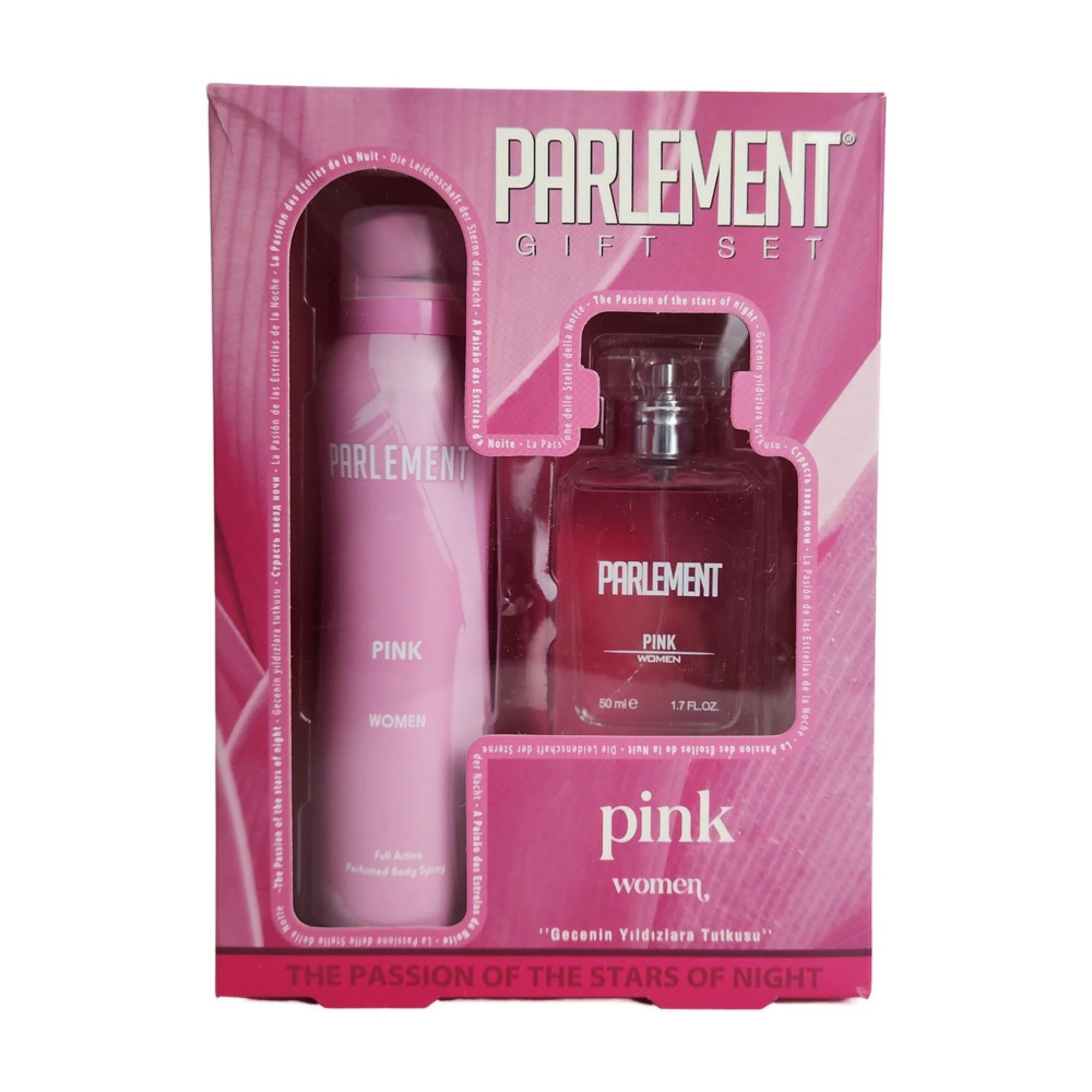 Parlement Kofre Women Pink Gift Set 150 Ml Deo + 50 Ml EDT