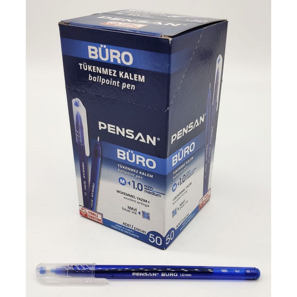 Pensan 2270 Büro Mavi Tükenmez Kalem x50 li Paket
