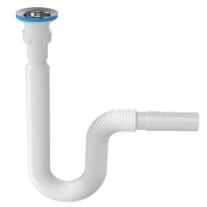 Plastik Körüklü Uzun Sifon 32 mm