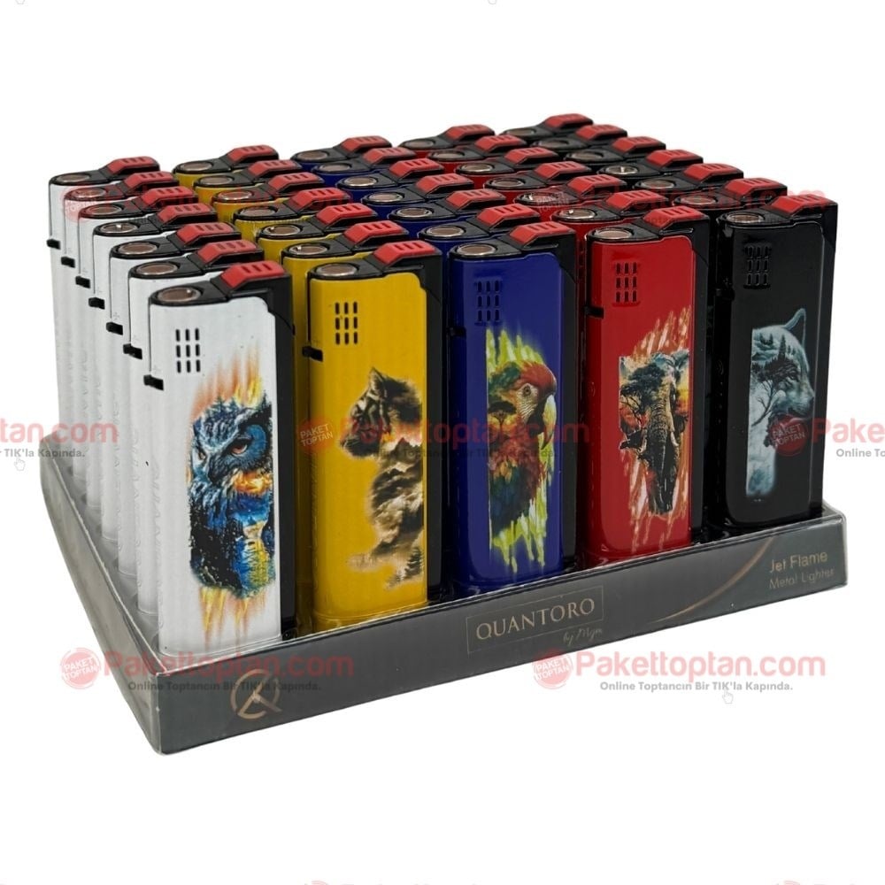 Quantoro Jet Metal Çakmak 901-8 x35 li Paket