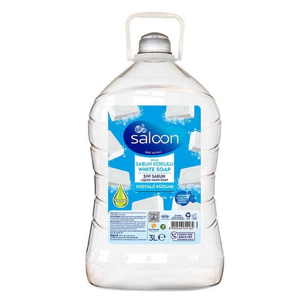 Saloon 3 lt Sabun Kokulu Sıvı Sabun x6 lı Koli