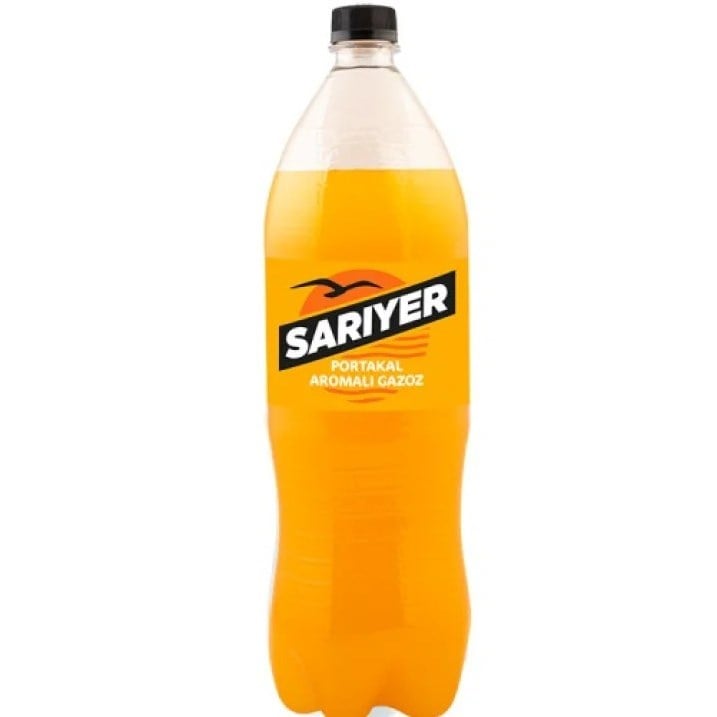 Sarıyer Portakal Aromalı Gazoz 1 lt x12 li Koli