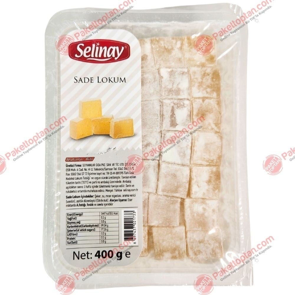 Selinay 400 Gr Sade Lokum