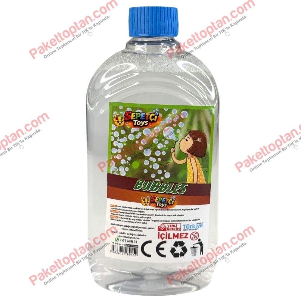 Sepetçi 500 Ml Köpük Balon Likit Yedek Şişe