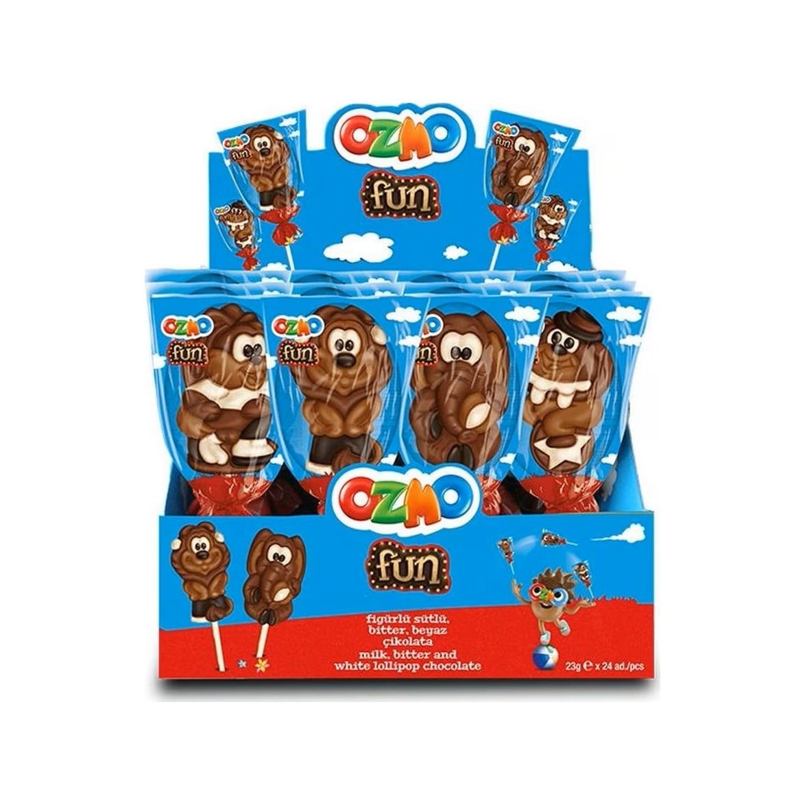 Şölen Ozmo Fun Çikolata 24 Gr Hayvanlar Serisi x24 lü Paket