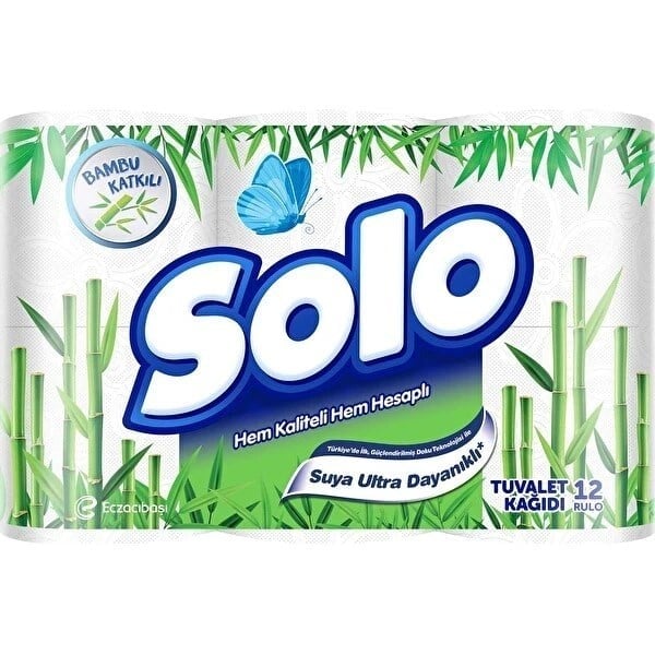 Solo Bambu Tuvalet Kağıdı 12 li x4 lü Koli