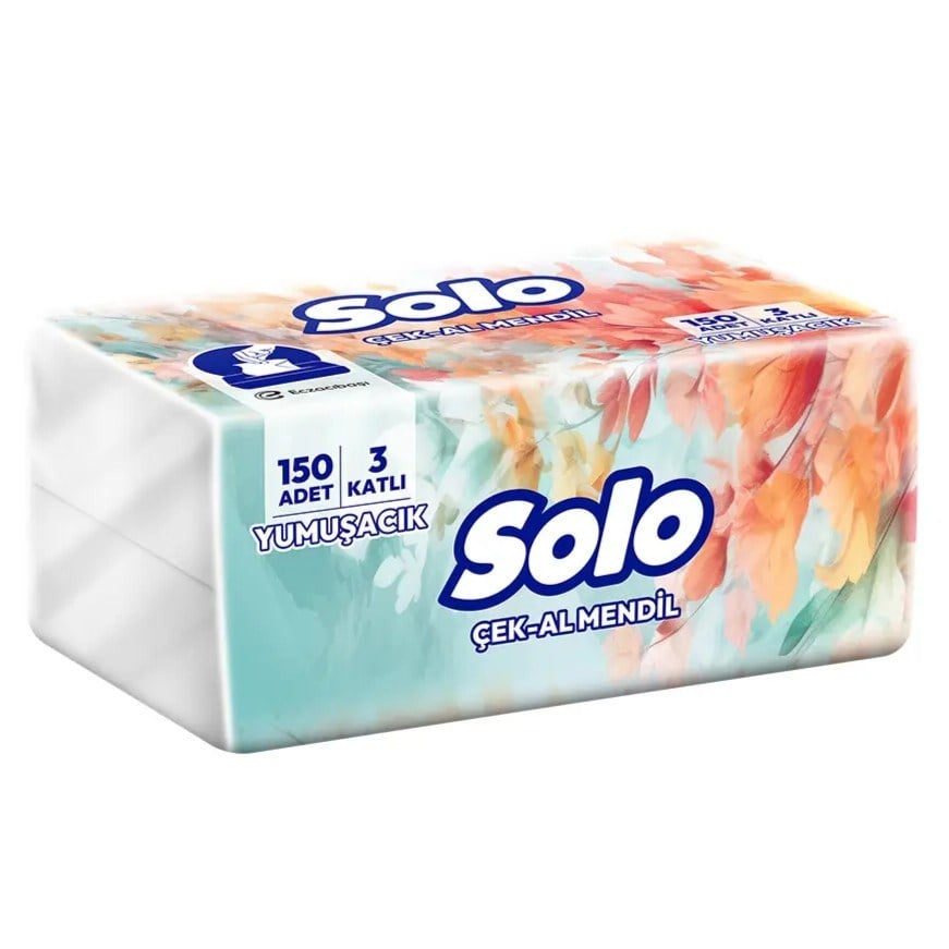 Solo Çek Al Peçete 3 Katlı 150 Adeti