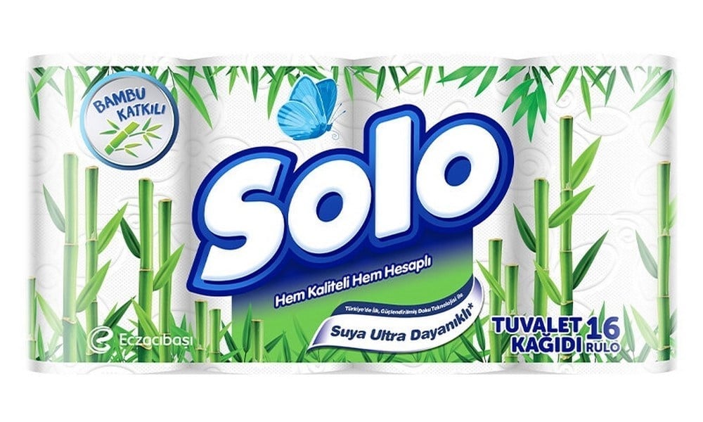 Solo Tuvalet Kağıdı 16 lı Bambu x3 lü Koli