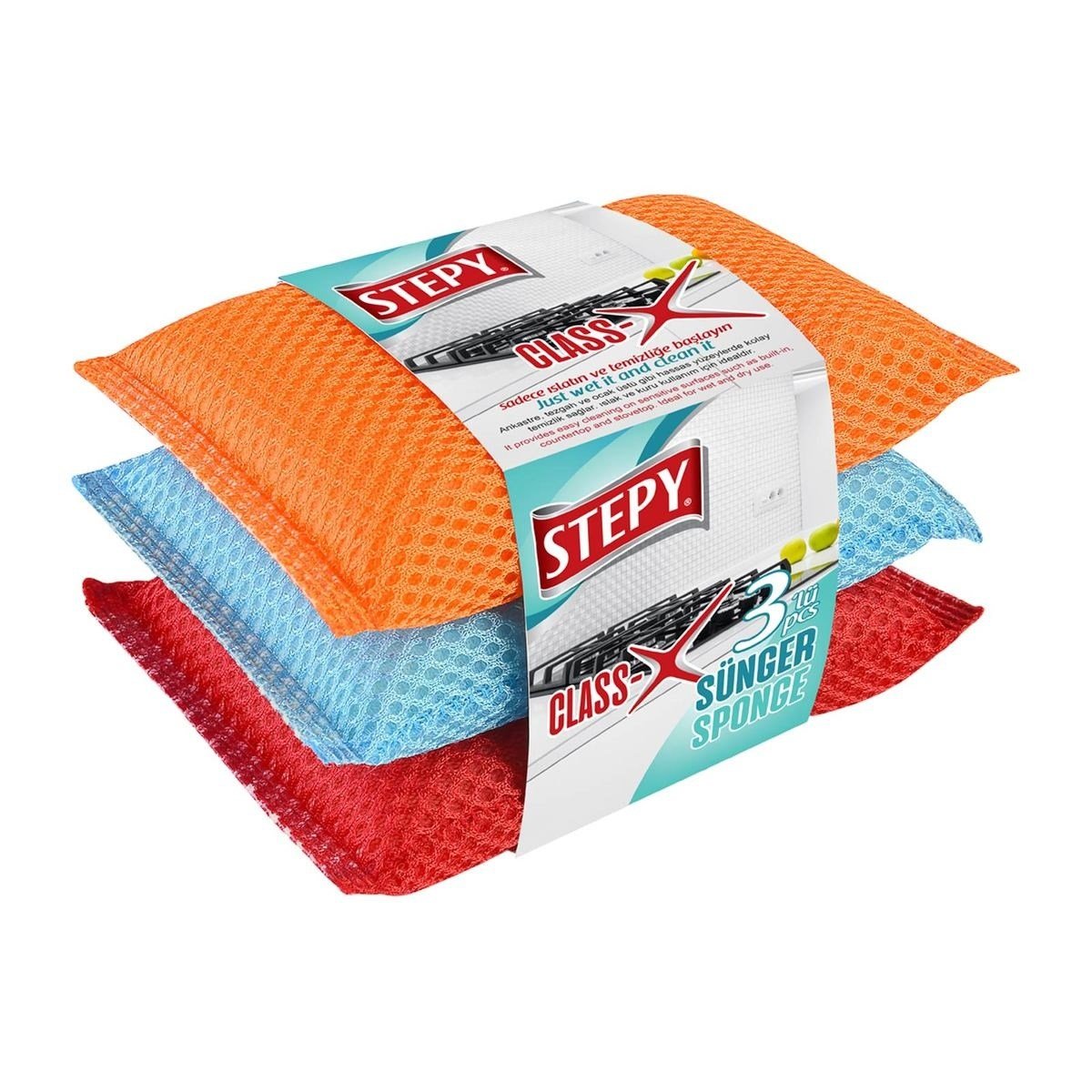 Stepy Fileli Sünger 3 lü