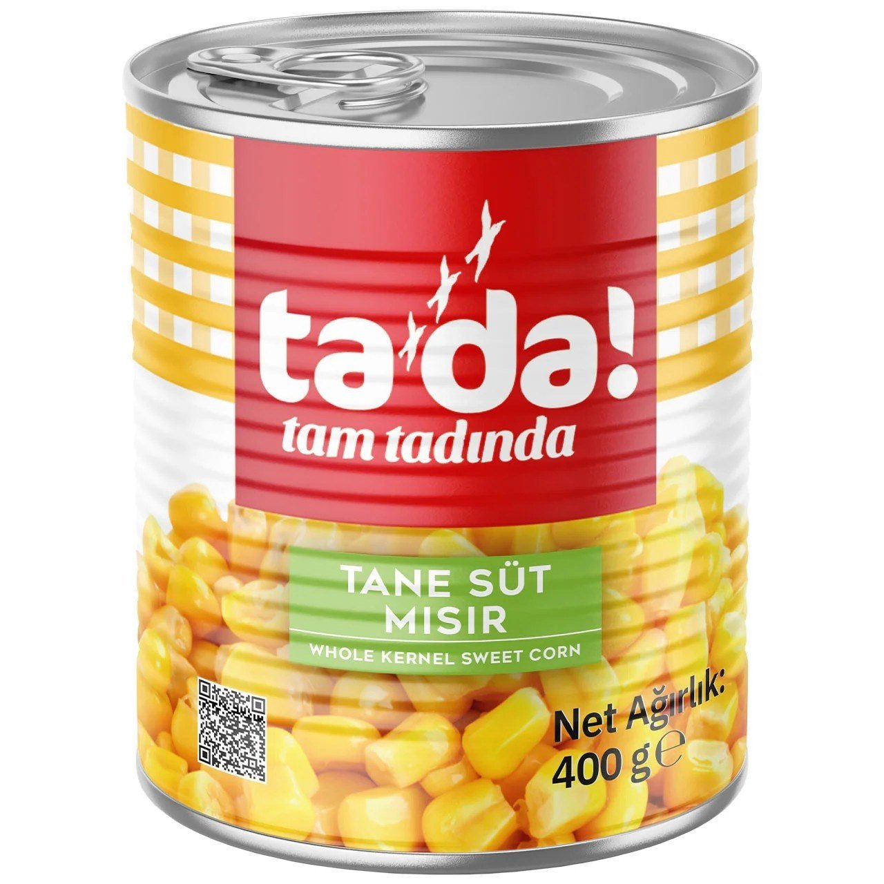 Tada Konserve Tane Süt Mısır 400 Gr