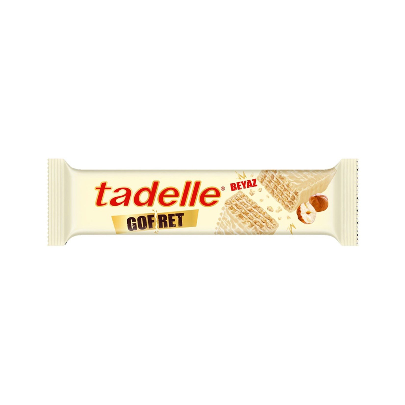 Tadelle Çikolatalı Gofret Beyaz 28 Gr x28 li Paket
