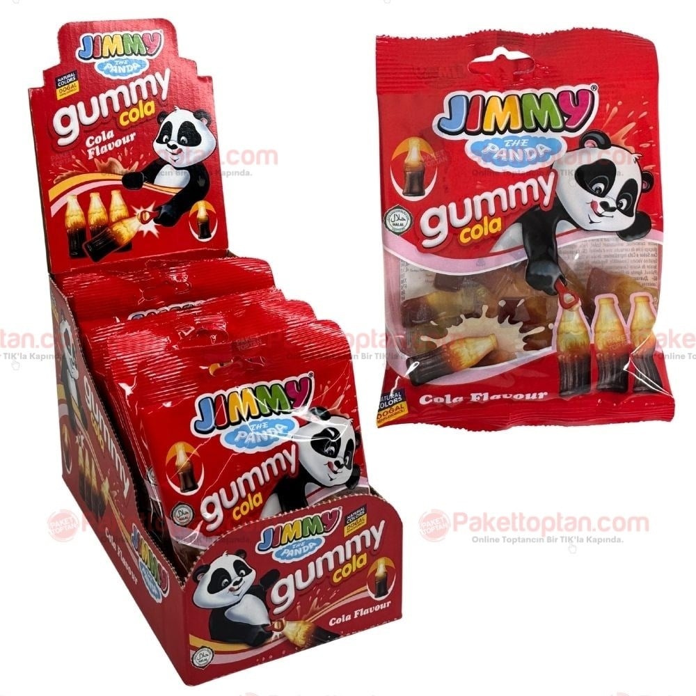 Tayaş Jimmy Gummy Cola 80 Gr Yumuşak Şeker x12 li Paket