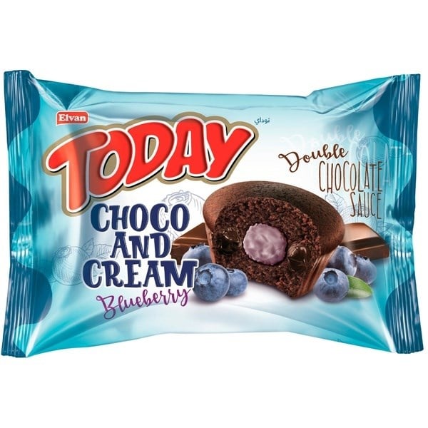 Today Choco And Cream Blueberry 40 Gr x24 lü Paket