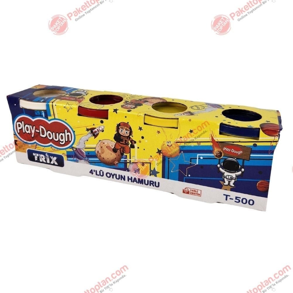 Trix Oyun Hamuru Büyük Boy 4 Renk