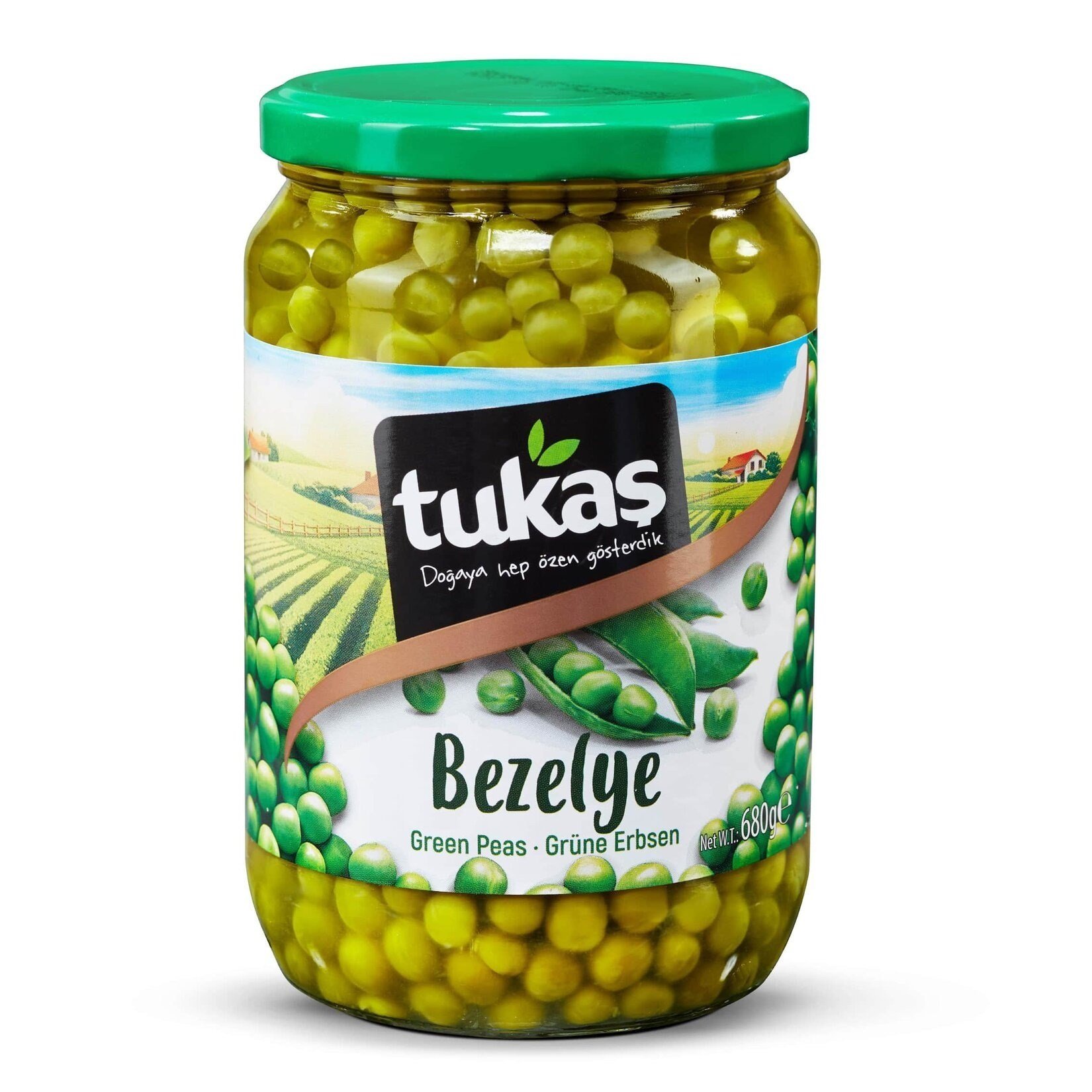 Tukaş Bezelye 720 CC Cam