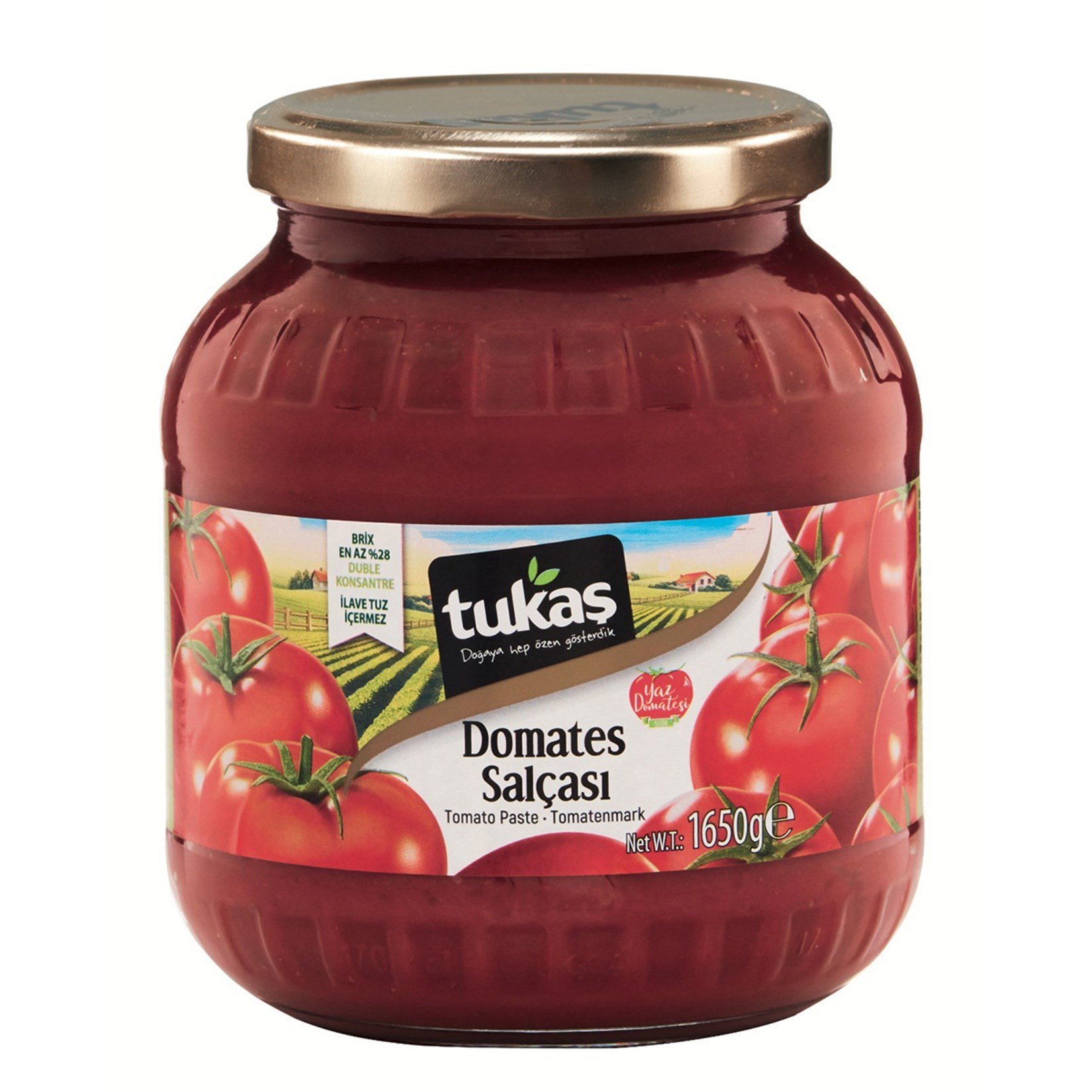 Tukaş Domates Salçası Cam 1650 Gr