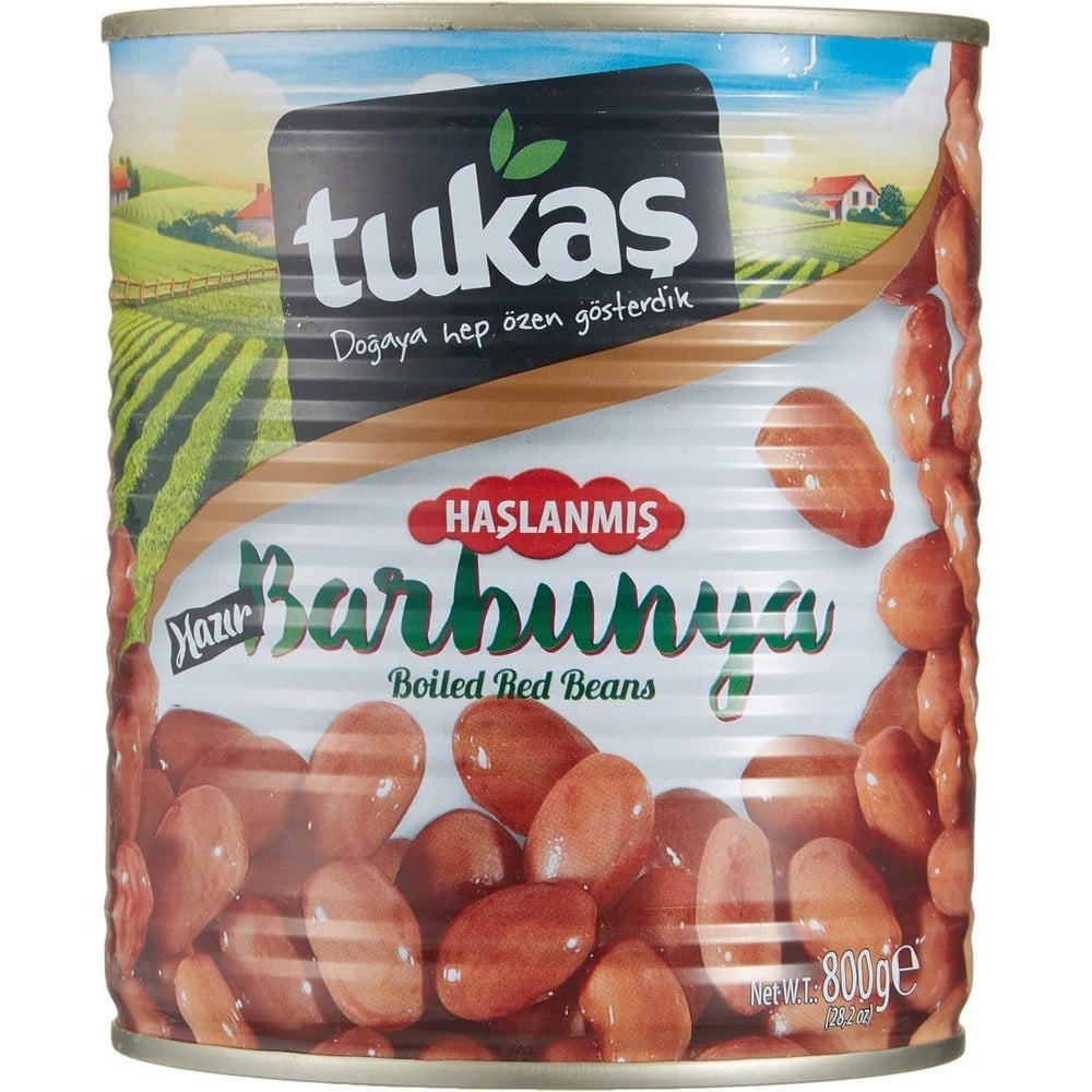 Tukaş Haşlanmış Barbunya 830 Gr