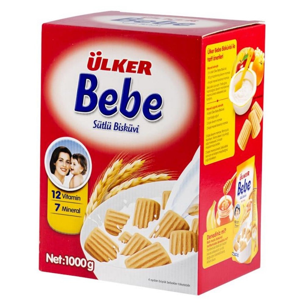 Ülker Bebe Bisküvisi 800 gr x4 lü Koli