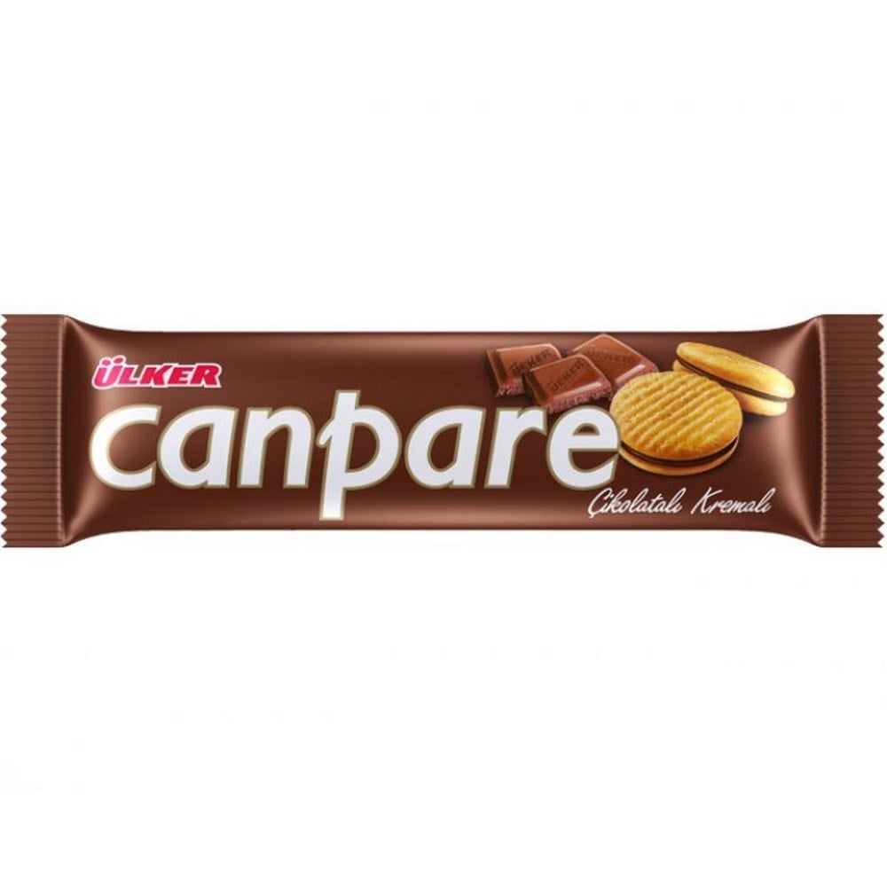 Ülker Canpare Çikolata Kremalı Bisküvi 81 gr x24 lü Koli
