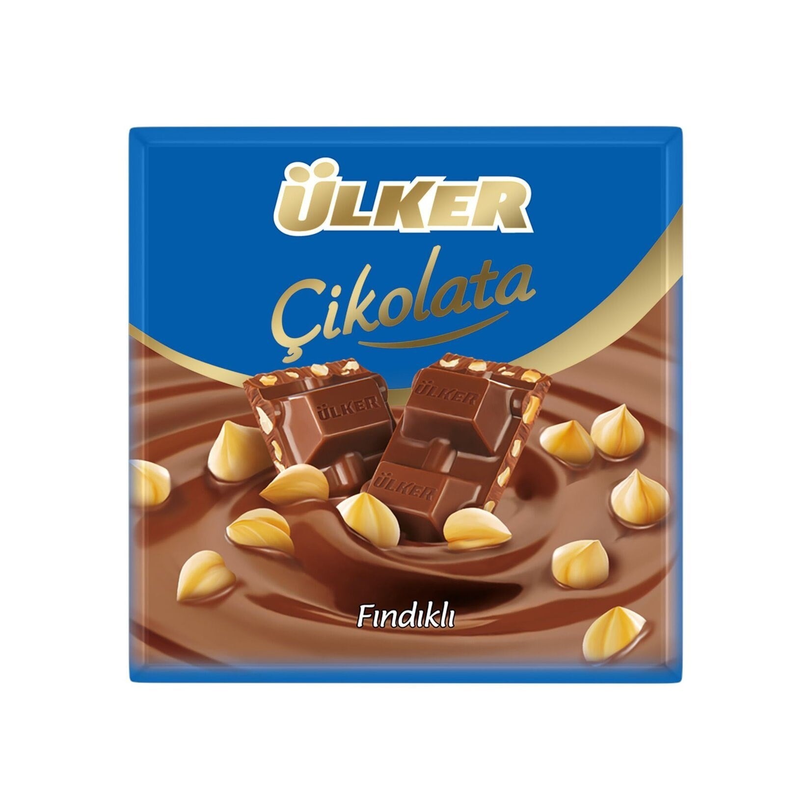 Ülker Kare Çikolata Fındıklı Sütlü 60 Gr x6 lı Paket