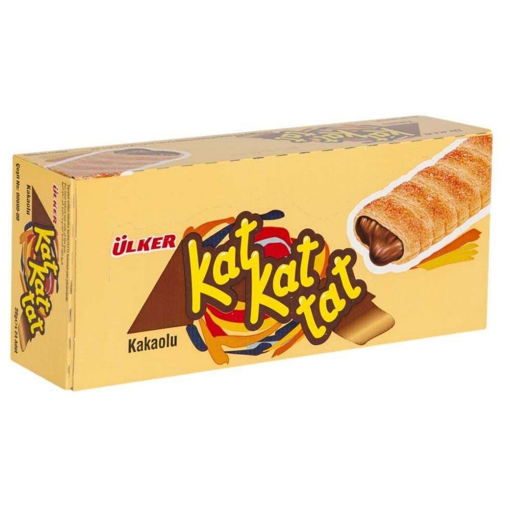 Ülker Kat Kat Tat Fındıklı Milföy 25 Gr x24 lü Koli