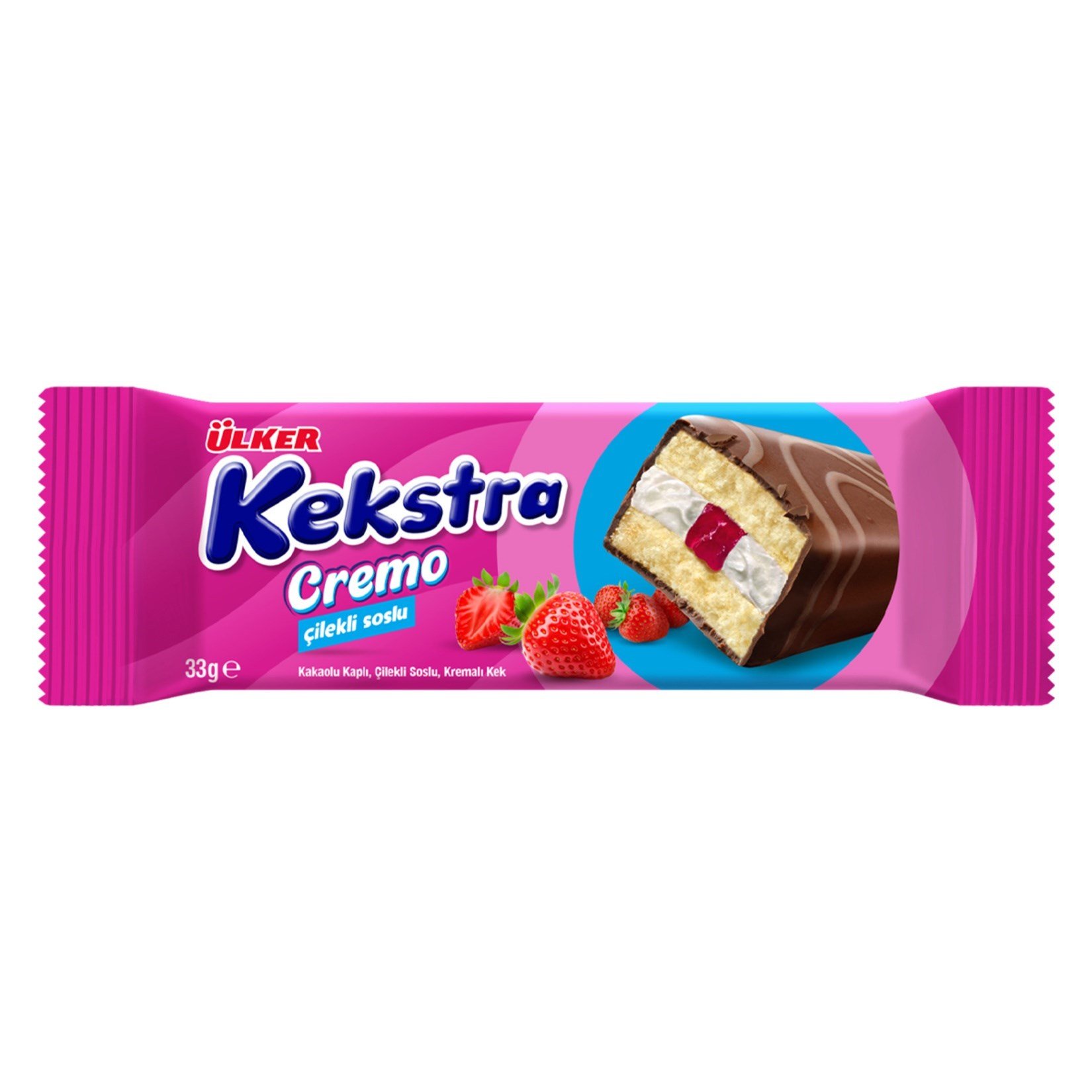 Ülker Kekstra Cremo Çilekli 33 Gr x15 li Koli