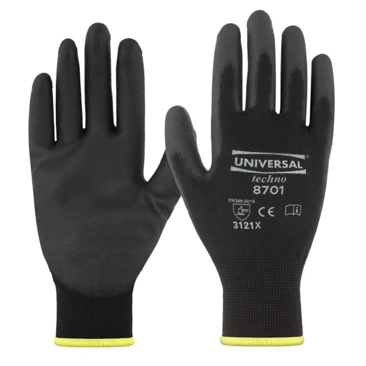Universal 8701 PU No:07 Montaj Eldiveni x12 li Paket