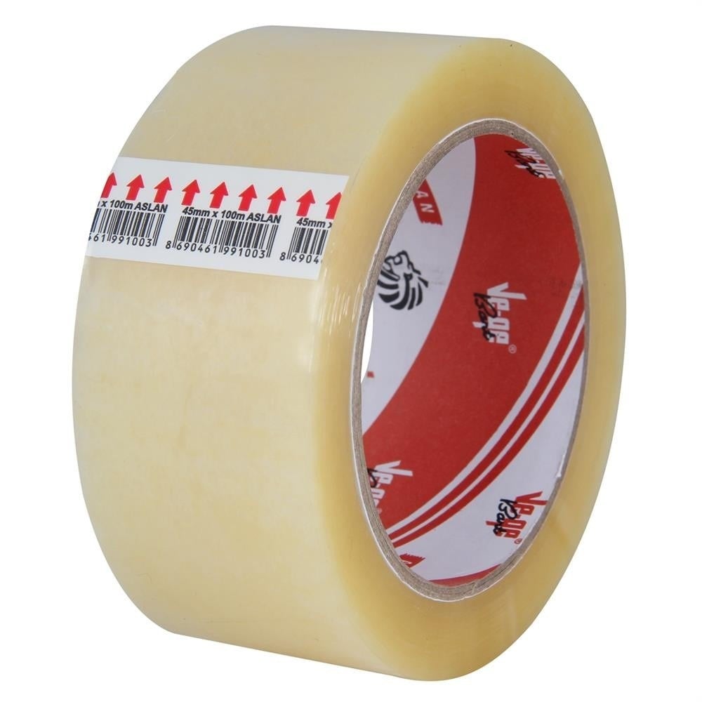 Vege Aslan 100 Metre Koli Bandı 45 mm x6 lı Paket